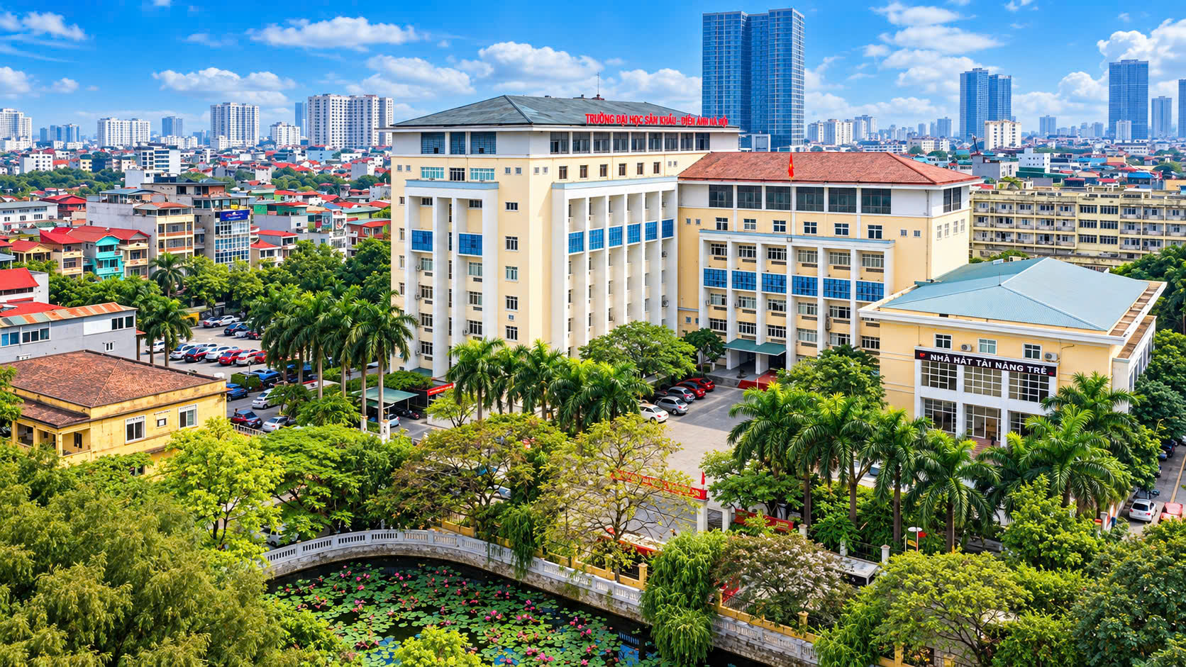 Toàn cảnh Trường Đại học Sân khấu – Điện ảnh Hà Nội